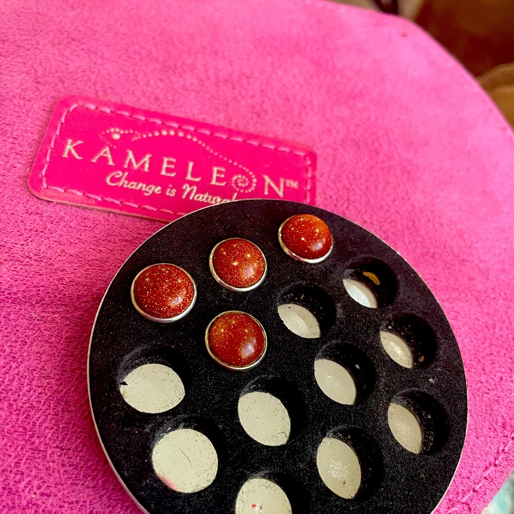 Kameleon lot of 4 sparkly brown pops-EUC!